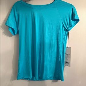 ALO Yoga Turquoise Short Sleeve Tee